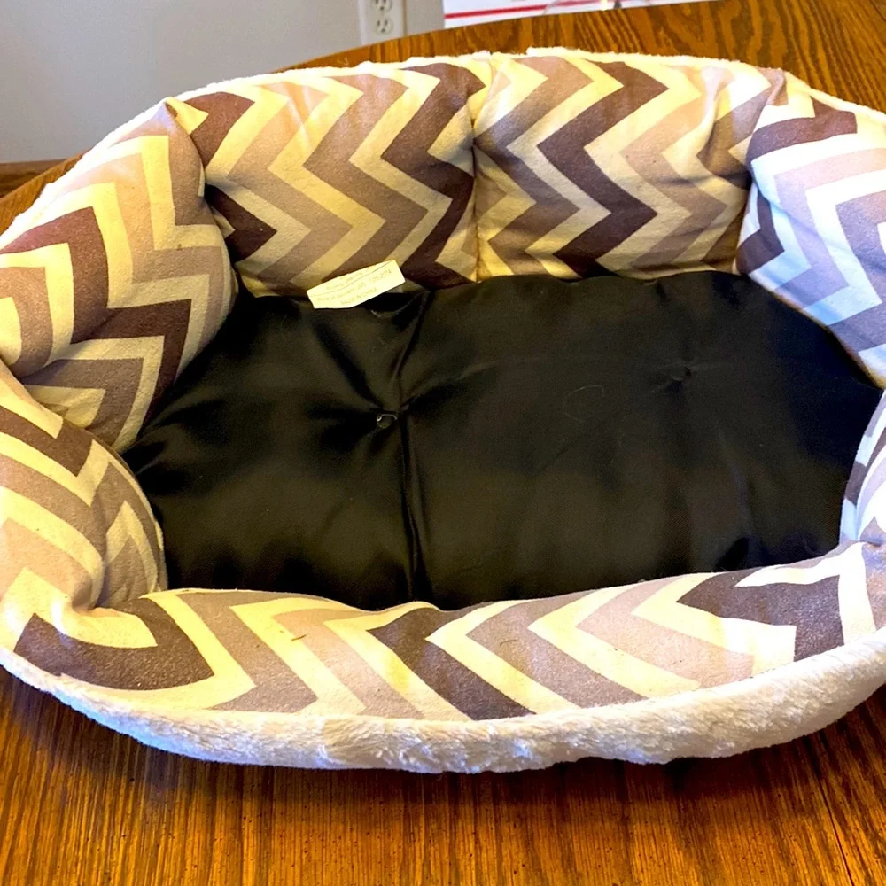 Small dog plush bed